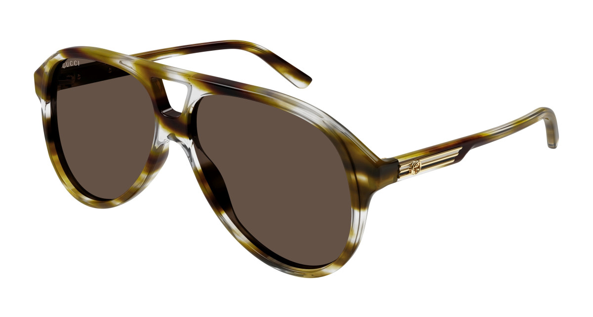 Lunettes de Soleil Gucci GG1286S 003 Havane