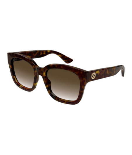 Lunettes de Soleil Gucci GG1338S 003 Havane