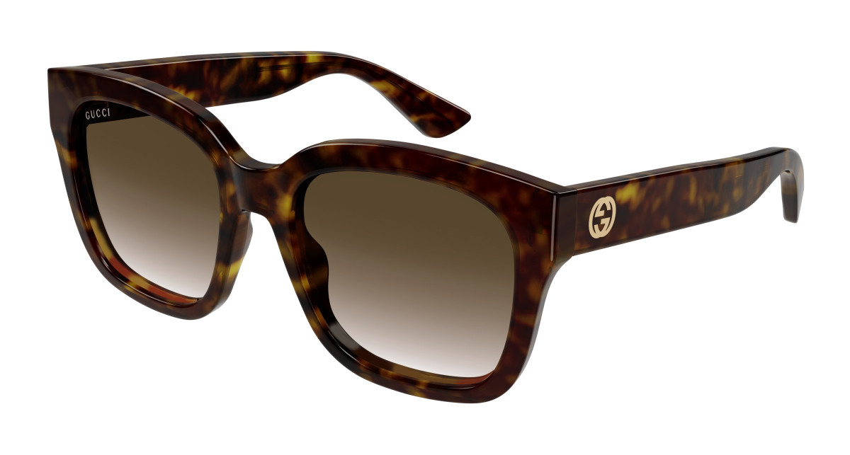 Lunettes de Soleil Gucci GG1338S 003 Havane