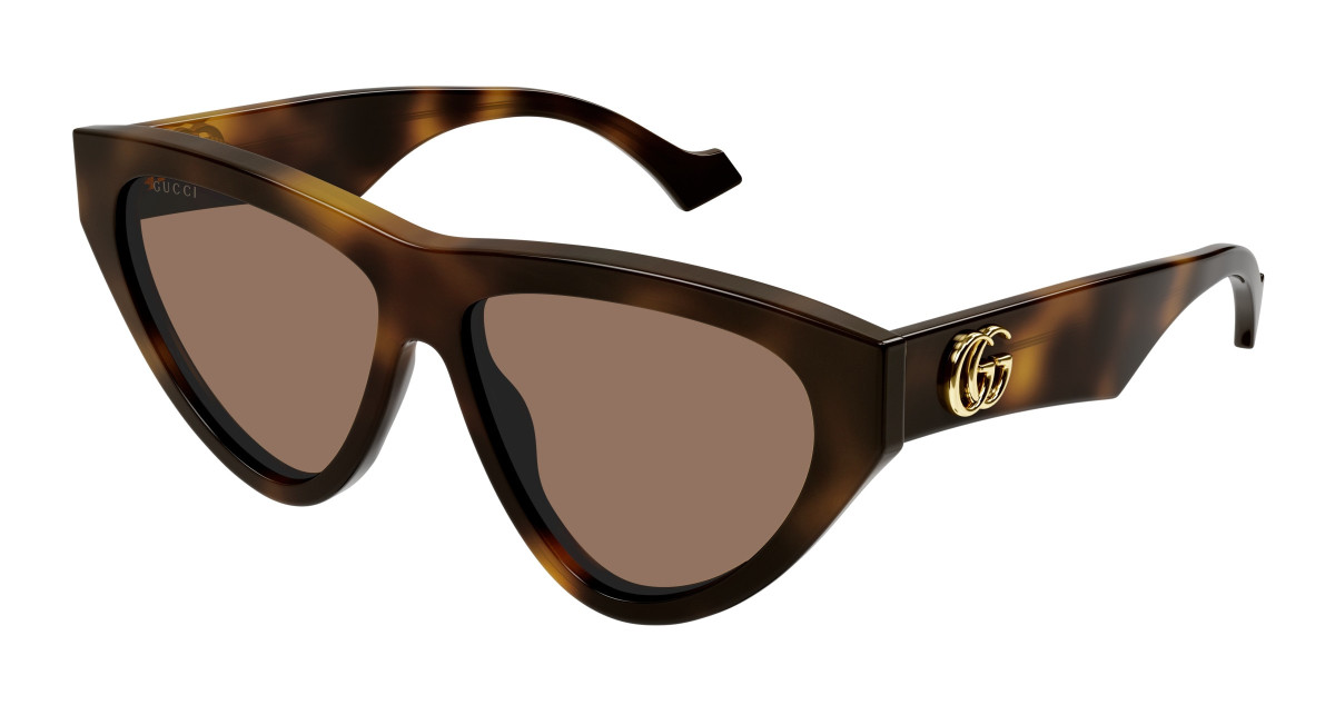 Lunettes de Soleil Gucci GG1333S 002 Havane