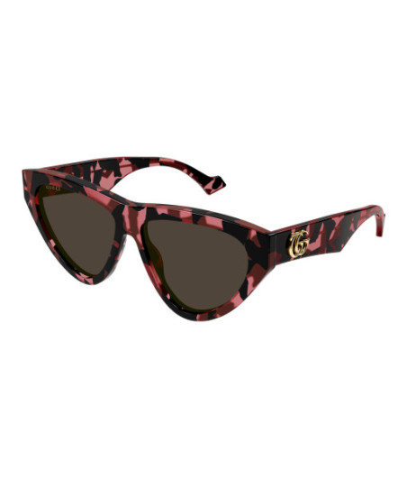 Lunettes de Soleil Gucci GG1333S 003 Havane