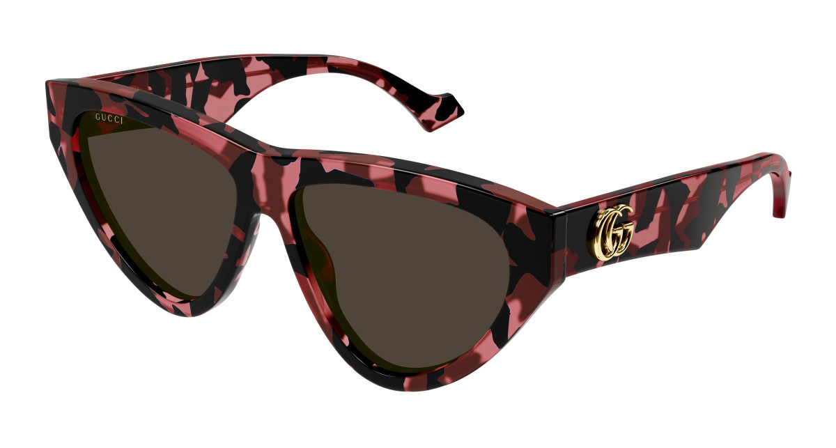 Lunettes de Soleil Gucci GG1333S 003 Havane