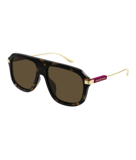 Lunettes de Soleil Gucci GG1309S 006 Havane