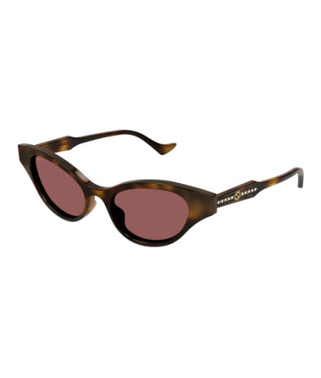 Lunettes de Soleil Gucci GG1298S 002 Havane