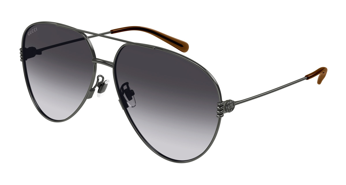 Lunettes de Soleil Gucci GG1280S 002 Ruthenium