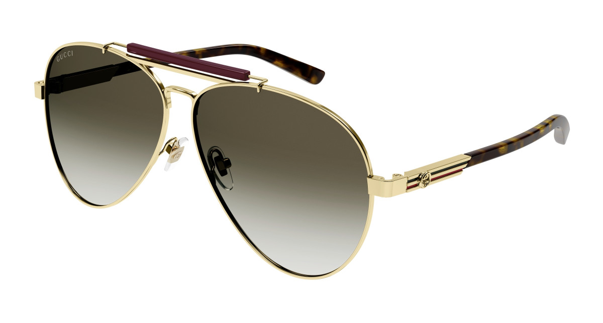 Lunettes de Soleil Gucci GG1287S 002 Or