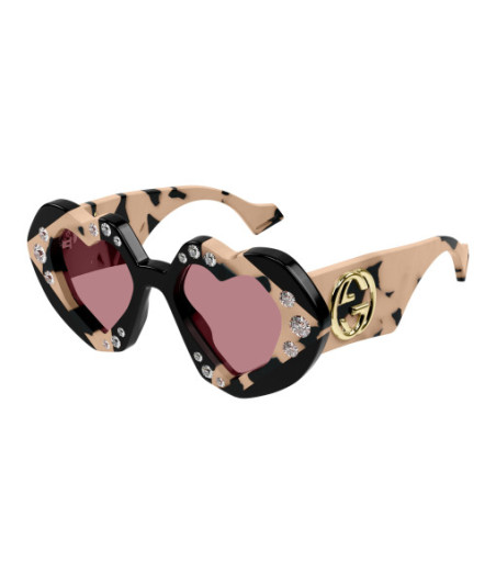 Lunettes de Soleil Gucci GG1329S 001 Noir