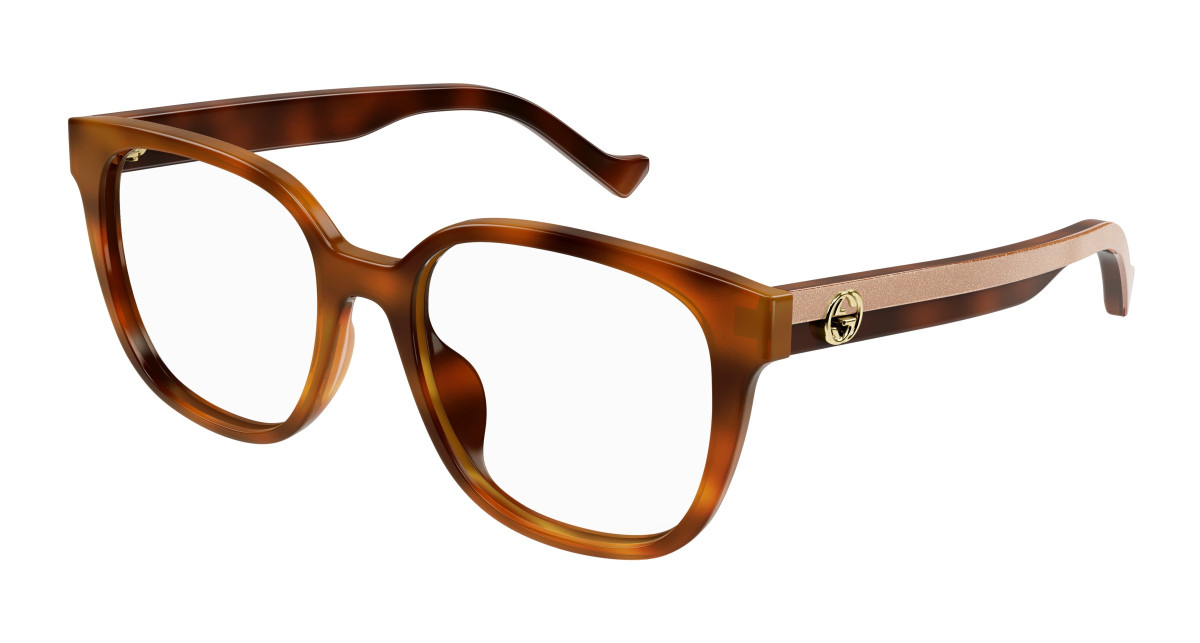 Lunettes de Vue Gucci GG1305OA 003 Havane