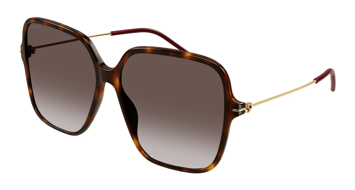 Lunettes de Soleil Gucci GG1267S 002 Havane