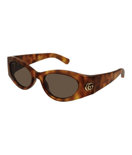 Lunettes de Soleil Gucci GG1401S 002 Havane