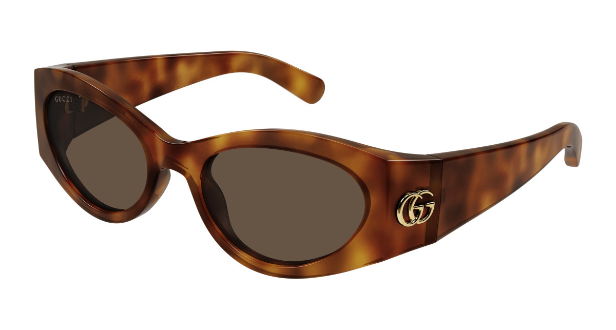 Lunettes de Soleil Gucci GG1401S 002 Havane