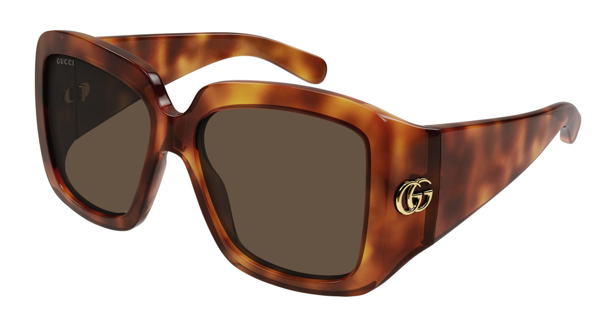 Lunettes de Soleil Gucci GG1402S 002 Havane