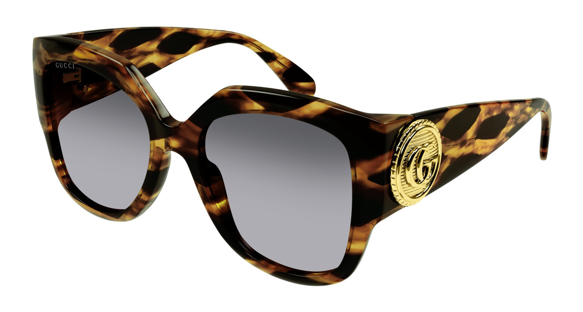 Lunettes de Soleil Gucci GG1407S 002 Havane