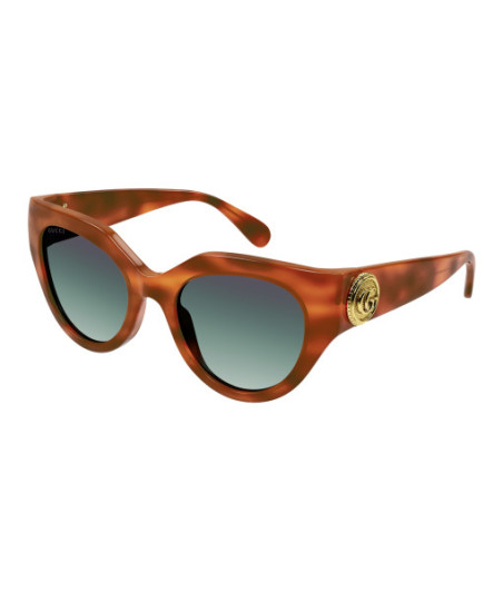 Lunettes de Soleil Gucci GG1408S 004 Havane