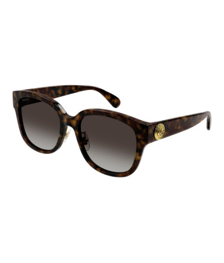 Lunettes de Soleil Gucci GG1409SK 002 Havane