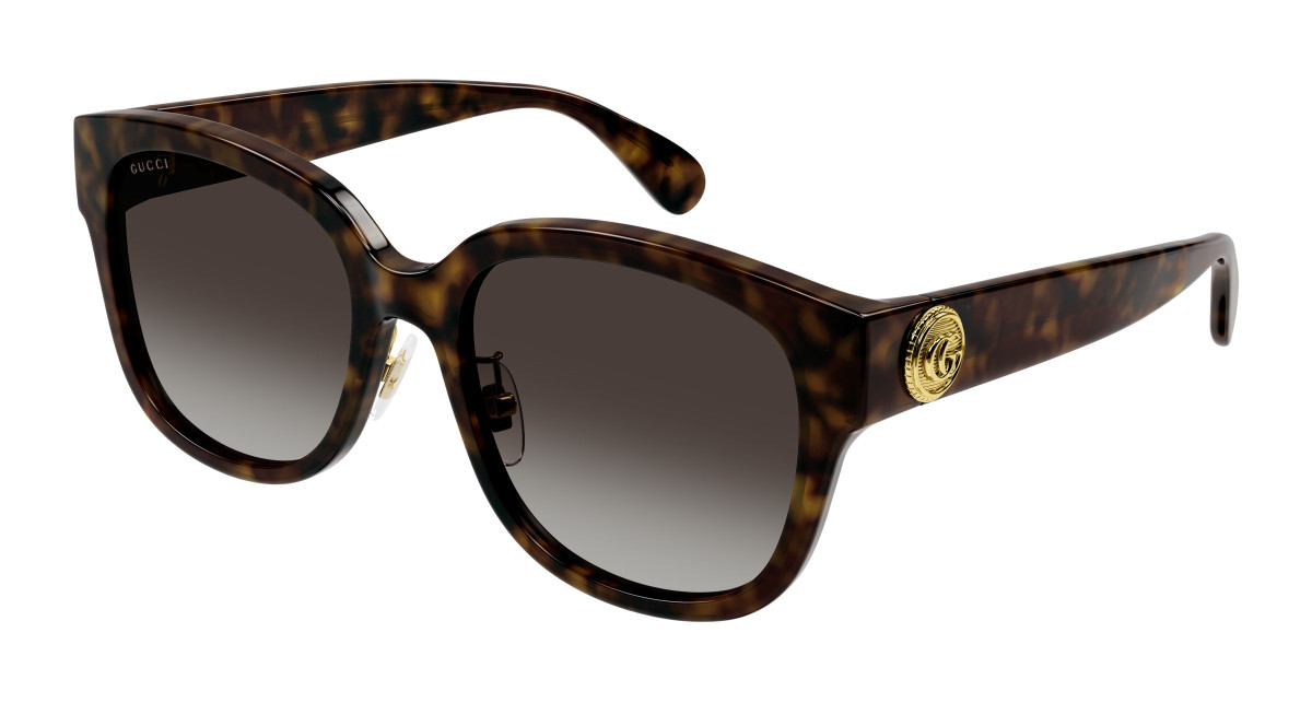 Lunettes de Soleil Gucci GG1409SK 002 Havane