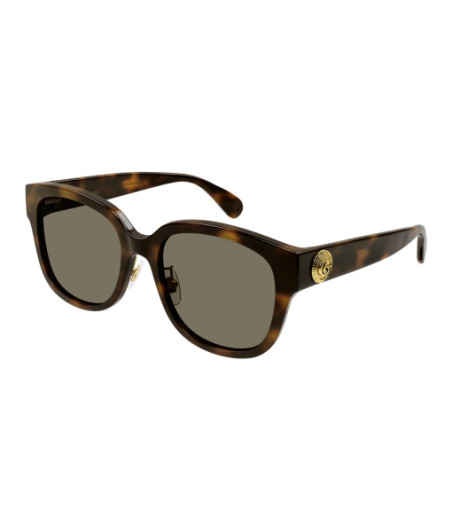 Lunettes de Soleil Gucci GG1409SK 004 Havane