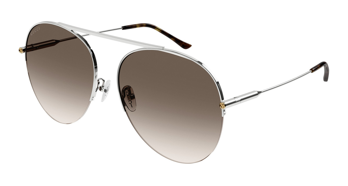 Lunettes de Soleil Gucci GG1413S 002 Argent