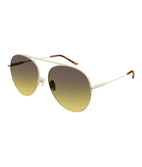 Lunettes de Soleil Gucci GG1413S 004 Ivoir