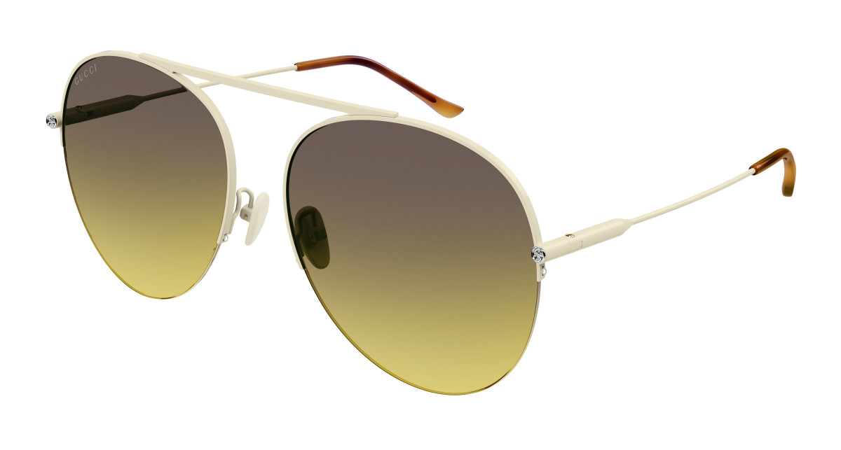 Lunettes de Soleil Gucci GG1413S 004 Ivoir