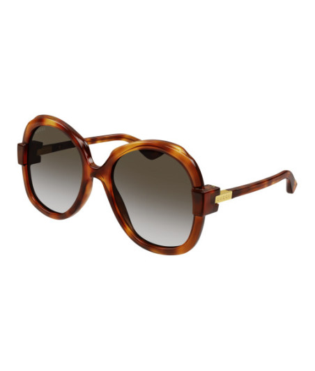 Lunettes de Soleil Gucci GG1432S 002 Havane