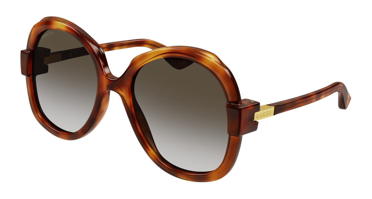 Lunettes de Soleil Gucci GG1432S 002 Havane