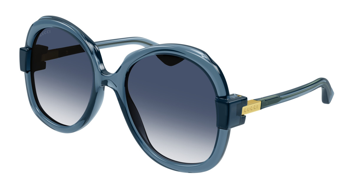 Lunettes de Soleil Gucci GG1432S 003 Bleu