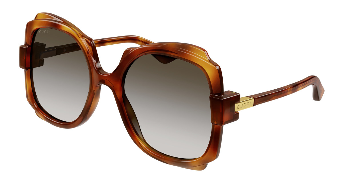 Lunettes de Soleil Gucci GG1431S 002 Havane