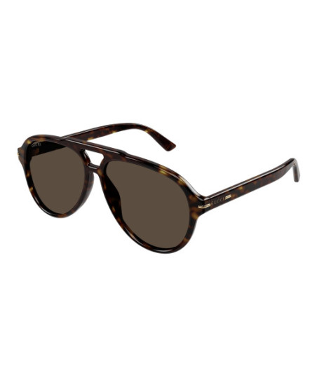 Lunettes de Soleil Gucci GG1443S 003 Havane