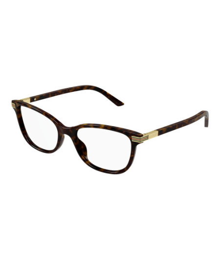 Lunettes de Vue Gucci GG1451O 005 Havane