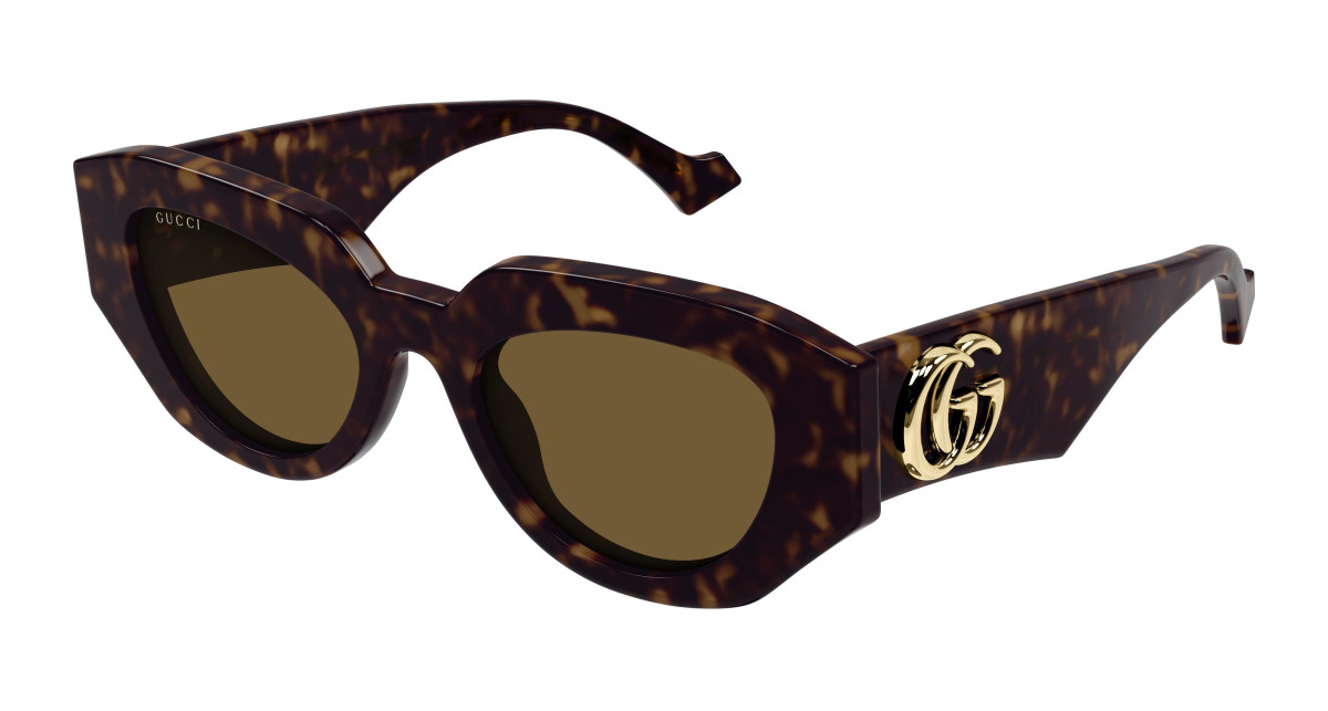 Lunettes de Soleil Gucci GG1421S 002 Havane