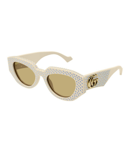 Lunettes de Soleil Gucci GG1421S 005 Ivoir