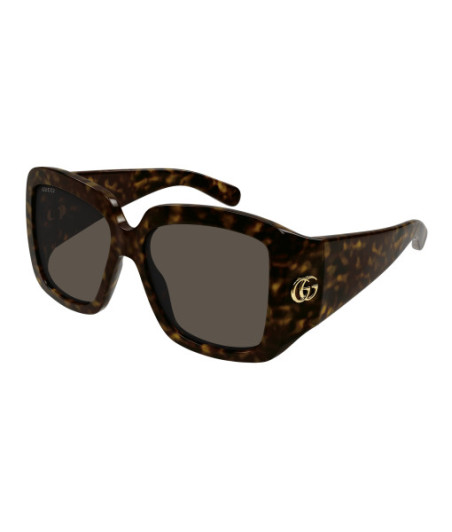 Lunettes de Soleil Gucci GG1402SA 002 Havane