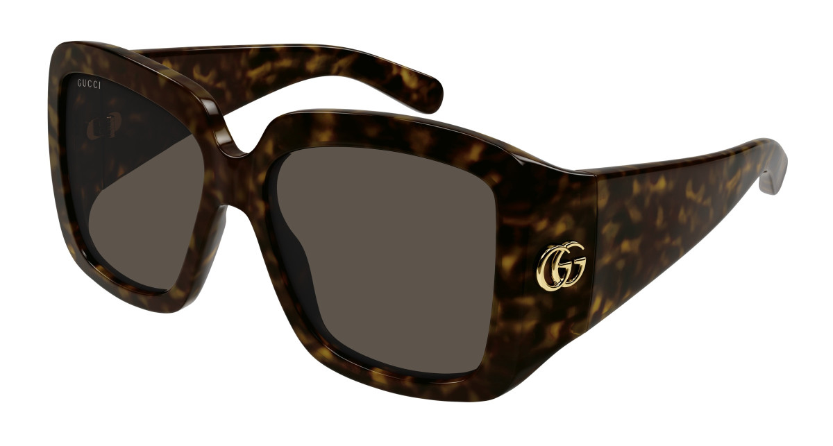 Lunettes de Soleil Gucci GG1402SA 002 Havane