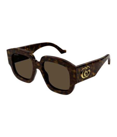 Lunettes de Soleil Gucci GG1546S 002 Havane