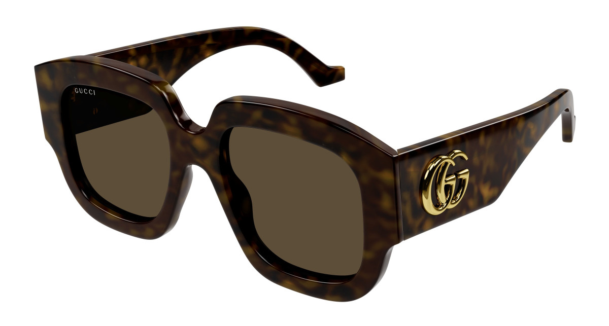 Lunettes de Soleil Gucci GG1546S 002 Havane