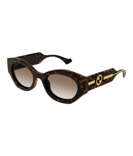 Lunettes de Soleil Gucci GG1553S 002 Havane