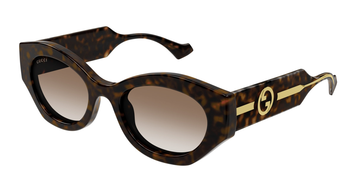 Lunettes de Soleil Gucci GG1553S 002 Havane