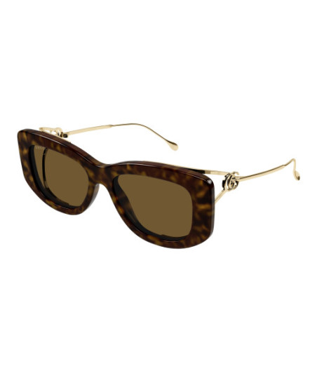 Lunettes de Soleil Gucci GG1566S 002 Havane