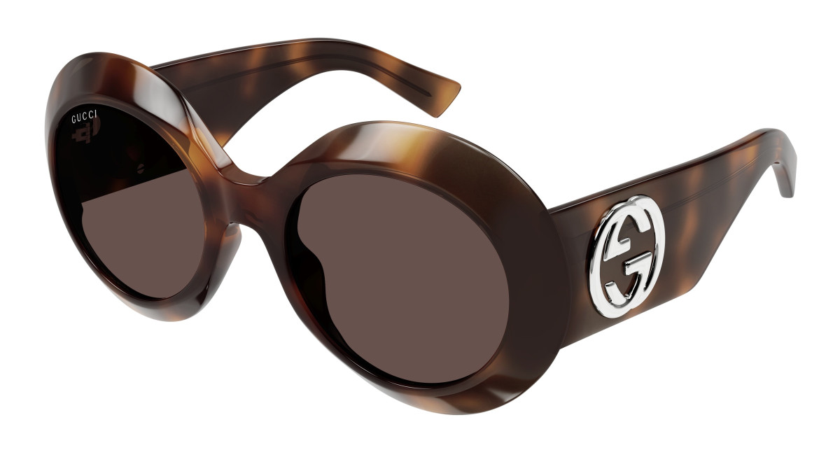 Lunettes de Soleil Gucci GG1647S 009 Havane