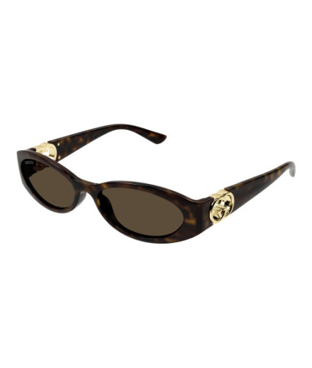 Lunettes de Soleil Gucci GG1660S 002 Havane