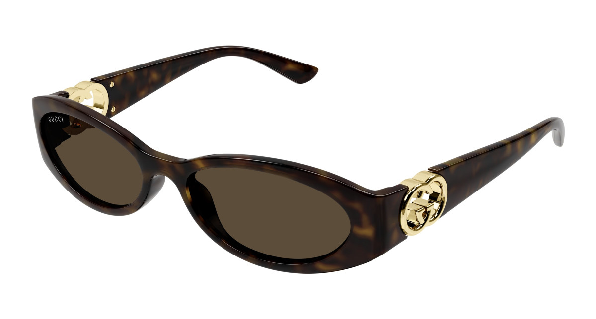 Lunettes de Soleil Gucci GG1660S 002 Havane