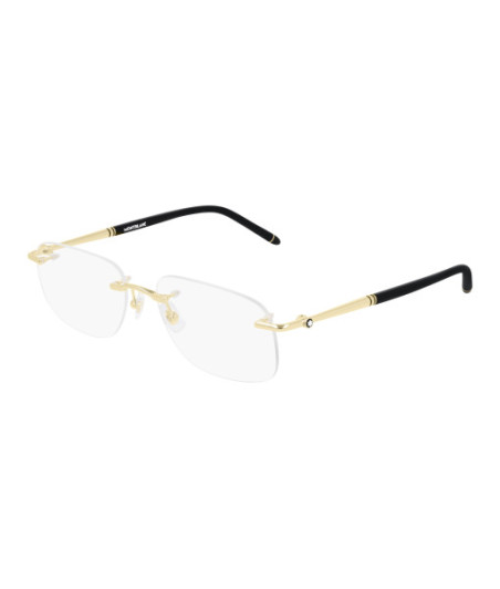 Lunettes de Vue Montblanc MB0071O 001 Or