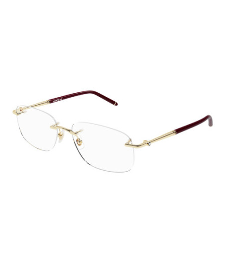 Lunettes de Vue Montblanc MB0071O 006 Or