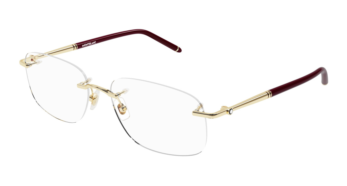 Lunettes de Vue Montblanc MB0071O 006 Or