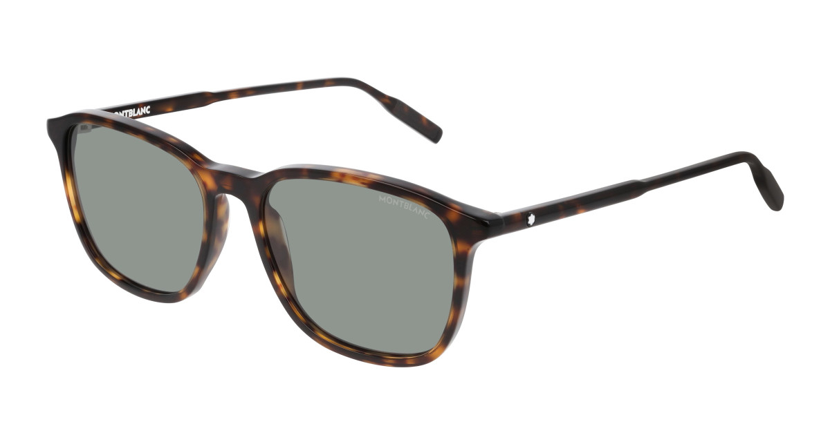 Lunettes de Soleil Montblanc MB0082S 002 Havane