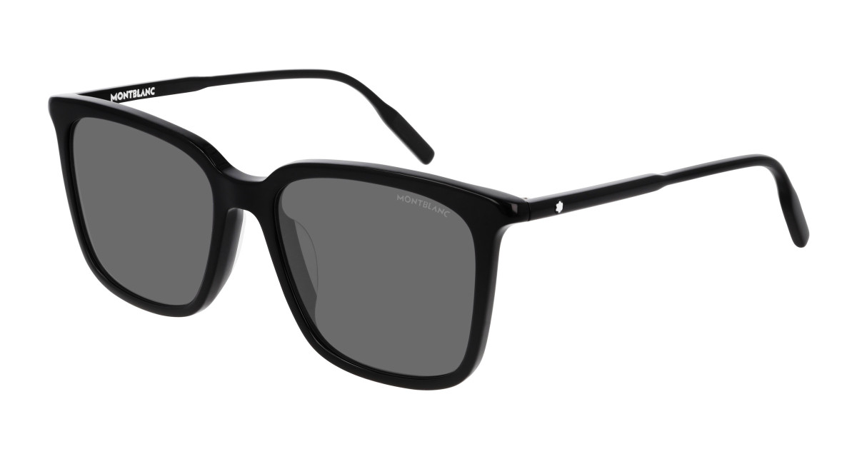 Lunettes de Soleil Montblanc MB0084SK 001 Noir