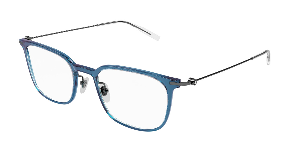 Lunettes de Vue Montblanc MB0100O 006 Bleu