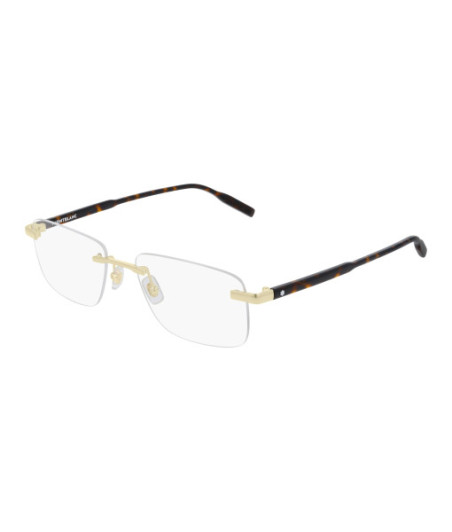 Lunettes de Vue Montblanc MB0088O 003 Or