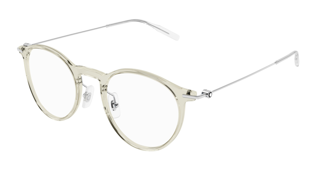 Lunettes de Vue Montblanc MB0099O 002 Beige